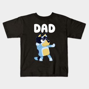 Bluey Kids T-Shirt - Bluey Dad by thriftjd